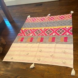 Anthropologie throw with a cool boho vibe
